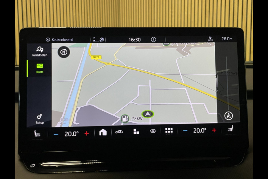 Škoda ENYAQ iV 80|90% SOH|GROTE ACCU|ACC|LEDER|ELEK.INTERIEUR+TREKHAAK|STUUR+STOELVERWARMING V+A|CAMERA|CARPLAY|NL|NAP|1 EIGENAAR|