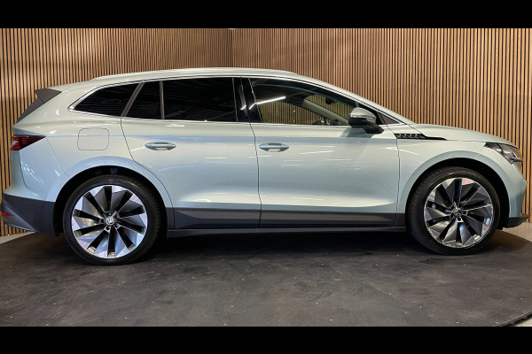 Škoda ENYAQ iV 80|90% SOH|GROTE ACCU|ACC|LEDER|ELEK.INTERIEUR+TREKHAAK|STUUR+STOELVERWARMING V+A|CAMERA|CARPLAY|NL|NAP|1 EIGENAAR|