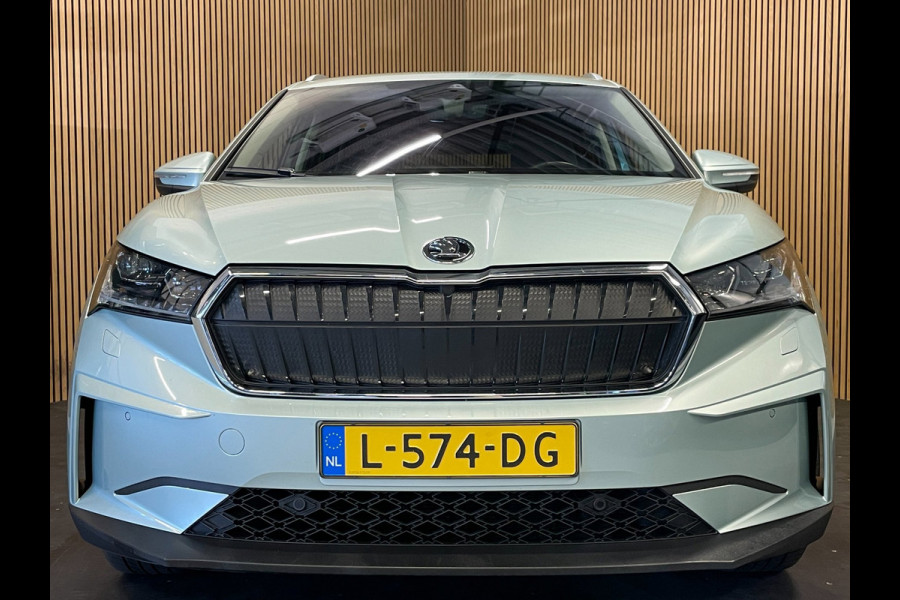 Škoda ENYAQ iV 80|90% SOH|GROTE ACCU|ACC|LEDER|ELEK.INTERIEUR+TREKHAAK|STUUR+STOELVERWARMING V+A|CAMERA|CARPLAY|NL|NAP|1 EIGENAAR|
