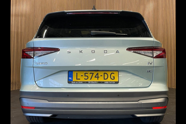 Škoda ENYAQ iV 80|90% SOH|GROTE ACCU|ACC|LEDER|ELEK.INTERIEUR+TREKHAAK|STUUR+STOELVERWARMING V+A|CAMERA|CARPLAY|NL|NAP|1 EIGENAAR|