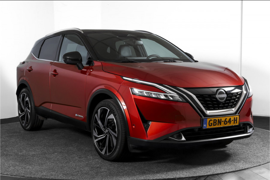 Nissan QASHQAI 1.5 e-Power 190 PK Tekna Plus Orig. NL | Panodak | Dig. Cockpit | Adapt. Cruise | Winterpakket | Memory+Massage| 360 Camera | NAV + App. Connect | HUD | ECC | Elek. Klep | LM 20" |