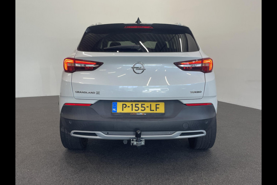 Opel Grandland X 1.2 Turbo Ultimate Trekhaak Leder Stoelventilatie Camera Navigatie Stoelverwarming Voor en Achter DENON Audio Cruise Control LED Koplampen Keyless Entry Stuurwielverwarming 19 Inch