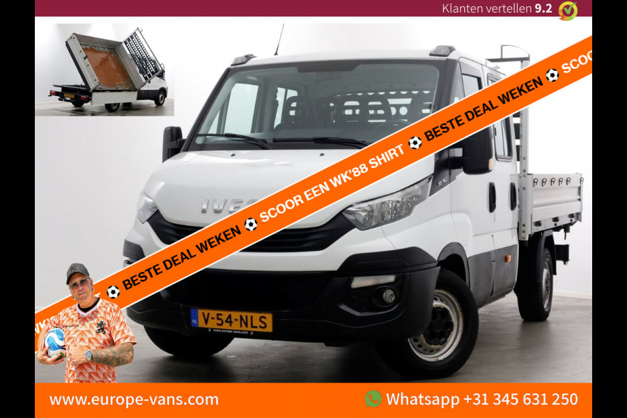 Iveco Daily 35S14 316pk E6 L2H1 D.C. 3-Zijdige Kipper Airco/Trekhaak 3500kg 02-2018