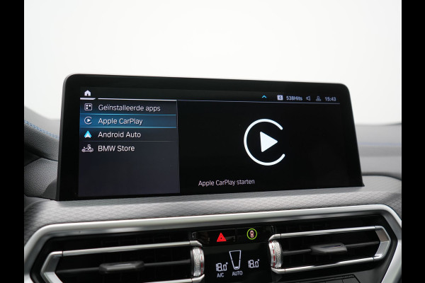 BMW iX3 M Sport 80 kWh 286pk Dealer O.H. | Trekhaak Af Fabriek | Panodak | Head Up | Adaptive Cruise | 360 Camera | Harman / Kardon | Lederen Sportstoelen Memory & Verwarmd | Laser LED | Stuur Verwarmd | Keyless | Blis | Sfeerverlichting | 20"L.M |