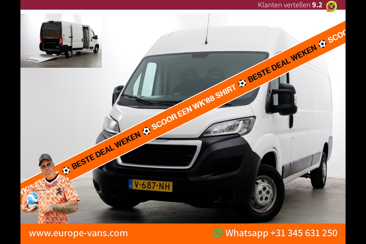 Peugeot Boxer 2.0 BlueHDI 130pk E6 L3H2 Navi/Camera Laadklep 500kg 05-2018