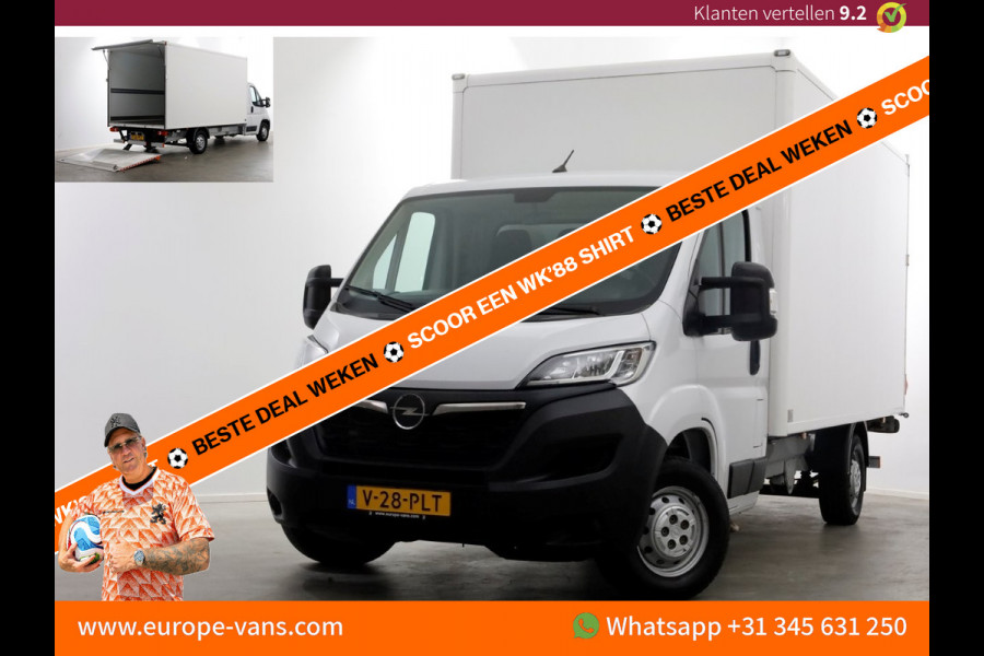 Opel Movano 2.2D 140pk Bakwagen met laadklep 1.060kg laadvermogen 02-2024