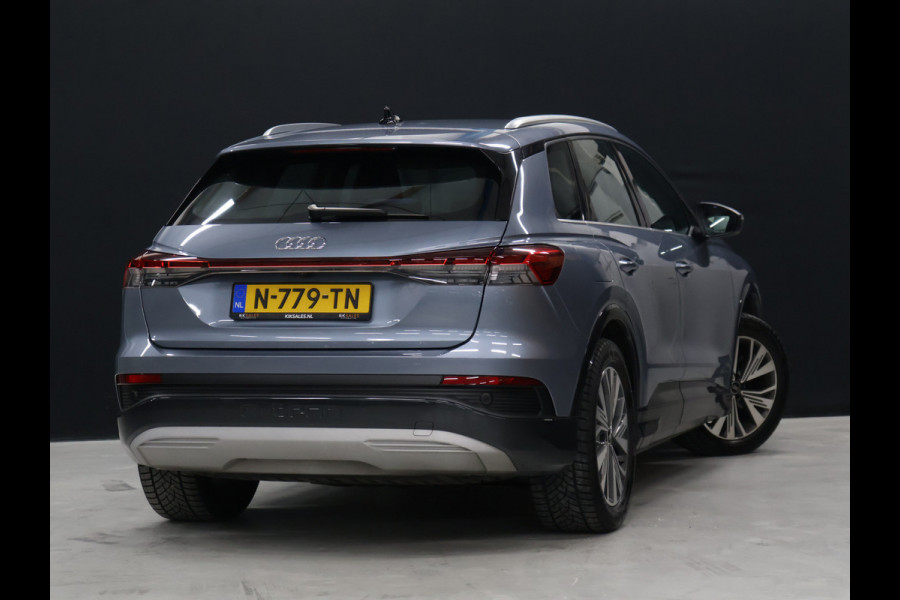 Audi Q4 e-tron 40 Advanced edition 77 kWh [ADAPTIVE CRUISE, CAMERA, SONOS AUDIO INSTALLATIE, TREKHAAK, APPLE CARPLAY, SFEERVERLICHTING, STOELVERWARMING, ELEK.. ACHTERKLEP, NAVIGATIE, NIEUWSTAAT]