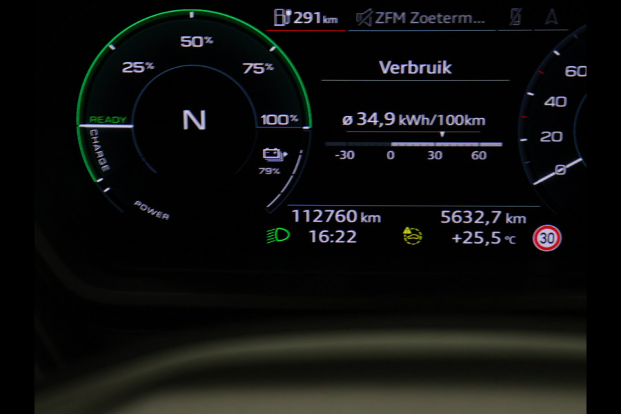 Audi Q4 e-tron 40 Advanced edition 77 kWh [ADAPTIVE CRUISE, CAMERA, SONOS AUDIO INSTALLATIE, TREKHAAK, APPLE CARPLAY, SFEERVERLICHTING, STOELVERWARMING, ELEK.. ACHTERKLEP, NAVIGATIE, NIEUWSTAAT]