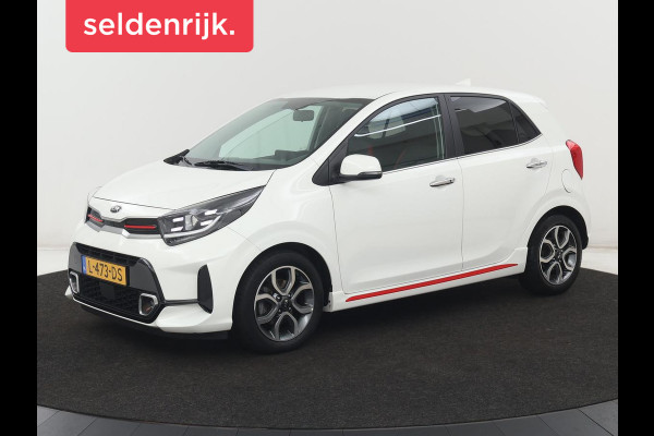 Kia Picanto 1.0 DPi GT-Line | Leder | Carplay | Camera | Navigatie | Cruise control | Climate control | Keyless | Bluetooth | DAB | 1e eigenaar | 63.500km NAP