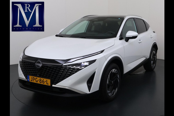 Nissan QASHQAI 1.3 MHEV Xtronic N-Connecta ONDERHOUD GEHAD BIJ DE DEALER | DIRECT LEVERBAAR | FABRIEKSGARANTIE | PANORAMADAK | VOORRUITVERWARMING | STOEL- & STUURVERWARMING | 360° CAMERA | DODEHOEKDETECTIE | HEAD-UP DISPLAY | ELEKTRISCHE ACHTERKLEP