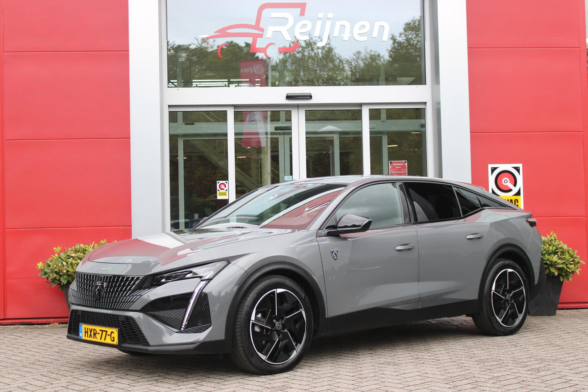 Peugeot 408 1.2 Hybrid 145PK AUTOMAAT GT | 360° CAMERA | DODEHOEK DETECTIE | KEYLESS ENTRY/START | ADAPTIVE CRUISE CONTROL | NAVIGATIE | DRAADLOZE APPLE CARPLAY/ANDROID AUTO | PARKEERSENSOREN VOOR + ACHTER | LED MATRIX KOPLAMPEN | 18" LICHTMETALEN VELGEN | ELEKTRISCH BEDIENBARE ACHTERKLEP | CLIMATE CONTROL | STUUR VERWARMING |