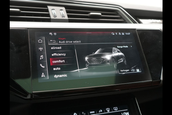 Audi Q8 e-tron 55 Quattro Advanced Edition 106 kWh 408pk Dealer O.H. | Luchtvering | Panodak | Adaptive Cruise | Head Up | Bang & Olufsen | Matrix LED | 360 Camera | Lederen Sportstoelen & Stuur Verwarmd | Sfeerverlichting | Apple Carplay | Blis |