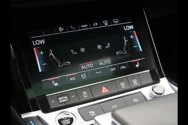 Audi Q8 e-tron 55 Quattro Advanced Edition 106 kWh 408pk Dealer O.H. | Luchtvering | Panodak | Adaptive Cruise | Head Up | Bang & Olufsen | Matrix LED | 360 Camera | Lederen Sportstoelen & Stuur Verwarmd | Sfeerverlichting | Apple Carplay | Blis |