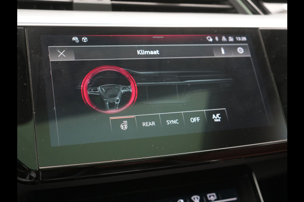 Audi Q8 e-tron 55 Quattro Advanced Edition 106 kWh 408pk Dealer O.H. | Luchtvering | Panodak | Adaptive Cruise | Head Up | Bang & Olufsen | Matrix LED | 360 Camera | Lederen Sportstoelen & Stuur Verwarmd | Sfeerverlichting | Apple Carplay | Blis |