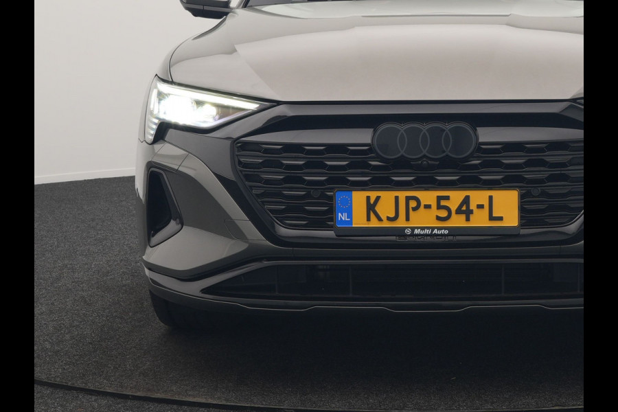 Audi Q8 e-tron 55 Quattro Advanced Edition 106 kWh 408pk Dealer O.H. | Luchtvering | Panodak | Adaptive Cruise | Head Up | Bang & Olufsen | Matrix LED | 360 Camera | Lederen Sportstoelen & Stuur Verwarmd | Sfeerverlichting | Apple Carplay | Blis |