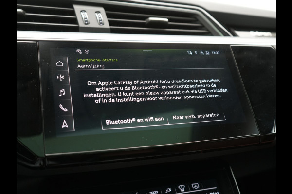 Audi Q8 e-tron 55 Quattro Advanced Edition 106 kWh 408pk Dealer O.H. | Luchtvering | Panodak | Adaptive Cruise | Head Up | Bang & Olufsen | Matrix LED | 360 Camera | Lederen Sportstoelen & Stuur Verwarmd | Sfeerverlichting | Apple Carplay | Blis |