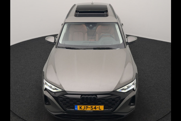 Audi Q8 e-tron 55 Quattro Advanced Edition 106 kWh 408pk Dealer O.H. | Luchtvering | Panodak | Adaptive Cruise | Head Up | Bang & Olufsen | Matrix LED | 360 Camera | Lederen Sportstoelen & Stuur Verwarmd | Sfeerverlichting | Apple Carplay | Blis |