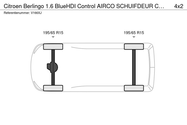 Citroën Berlingo 1.6 BlueHDI Control AIRCO SCHUIFDEUR CRUISE CONTROL