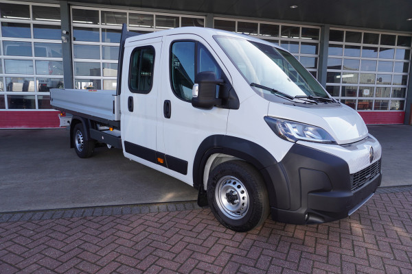 Citroën Jumper Pick-up Dubbelcabine 2.2 BlueHDi 140PK L4 3.5t Heavy Nr. V116 | Airco | Navi | Cruise | Camera | 7 Persoons