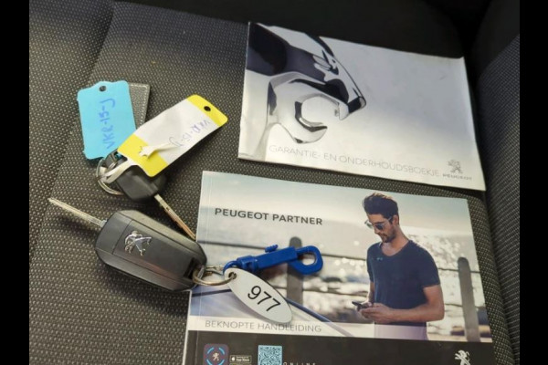 Peugeot Partner 1.2 Benzine 111PK Euro6 Premium / Airco / Navigatie / Cruise-ctr. / Schuifdeur + Raam / Radio multimedia