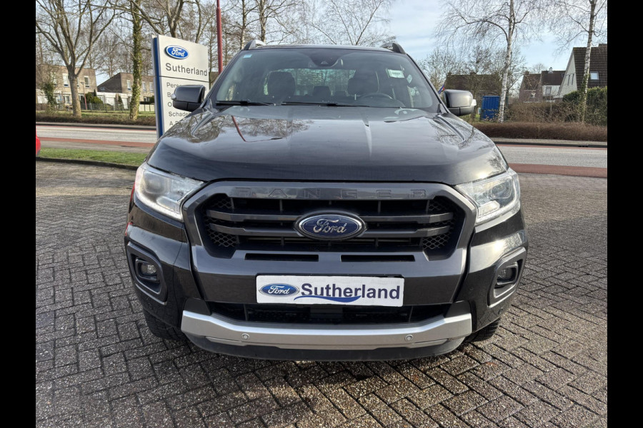 Ford Ranger 2.0 EcoBlue Wildtrak Dubbele Cabine | 214pk Automaat | Adaptieve Cruise | Stoelverwarming | Trekhaak | 3.500kg Trekgewicht
