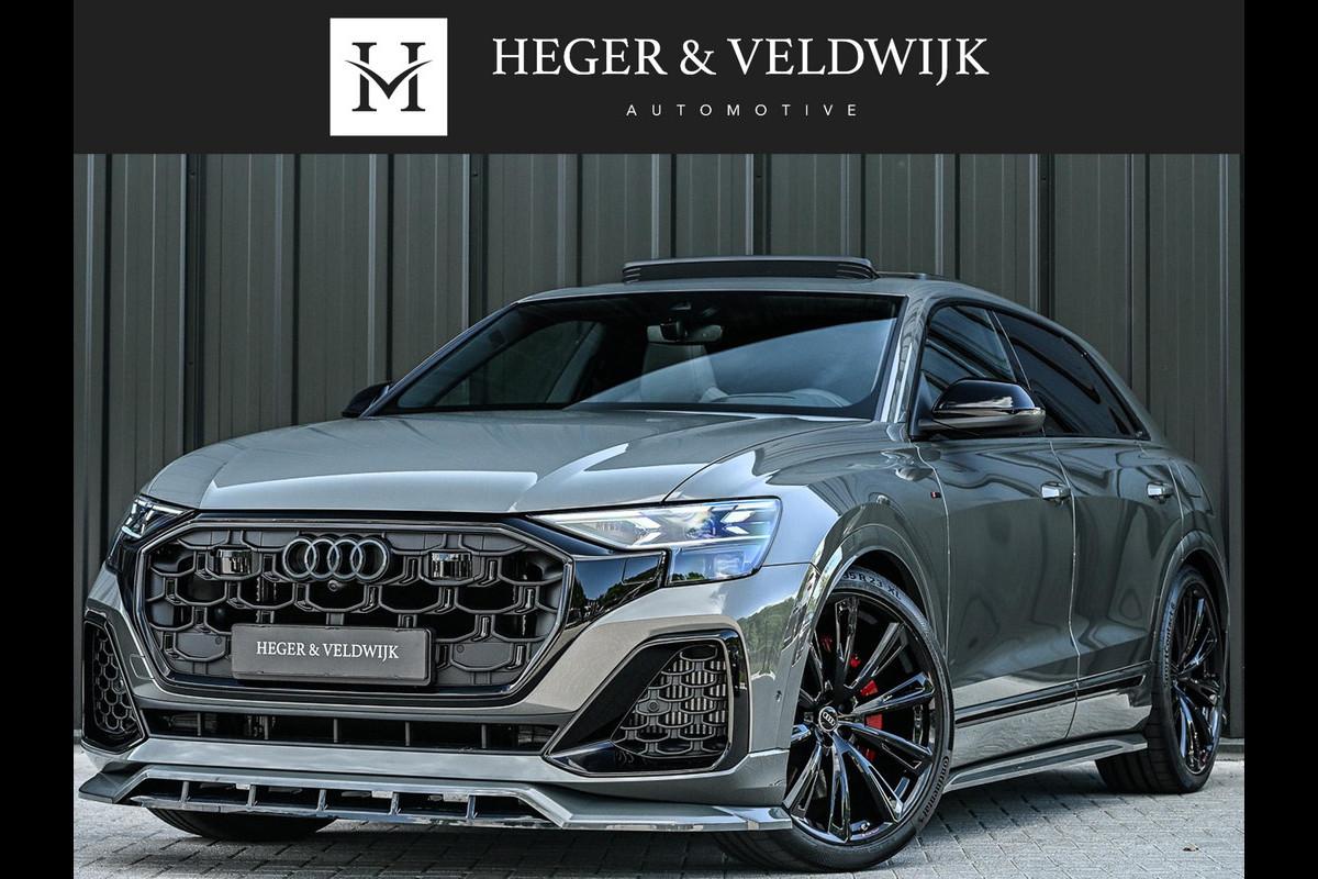 Audi Q8 60 TFSI e quattro Pro Line S Competition | Audi exclusive | 5 jaar garantie | Panoramadak | Massage stoelen | 4 Wiel besturing | Soft-close | Elektr. Trekhaak | Achterasbesturing | Oled achterlichten