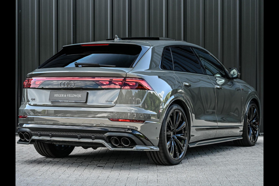 Audi Q8 60 TFSI e quattro Pro Line S Competition | Audi exclusive | 5 jaar garantie | Panoramadak | Massage stoelen | 4 Wiel besturing | Soft-close | Elektr. Trekhaak | Achterasbesturing | Oled achterlichten