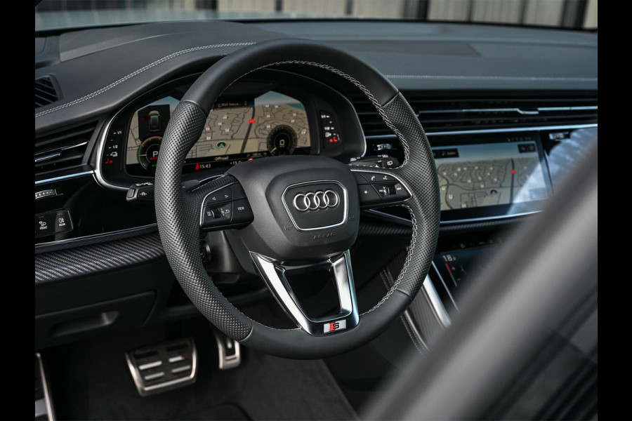 Audi Q8 60 TFSI e quattro Pro Line S Competition | Audi exclusive | 5 jaar garantie | Panoramadak | Massage stoelen | 4 Wiel besturing | Soft-close | Elektr. Trekhaak | Achterasbesturing | Oled achterlichten