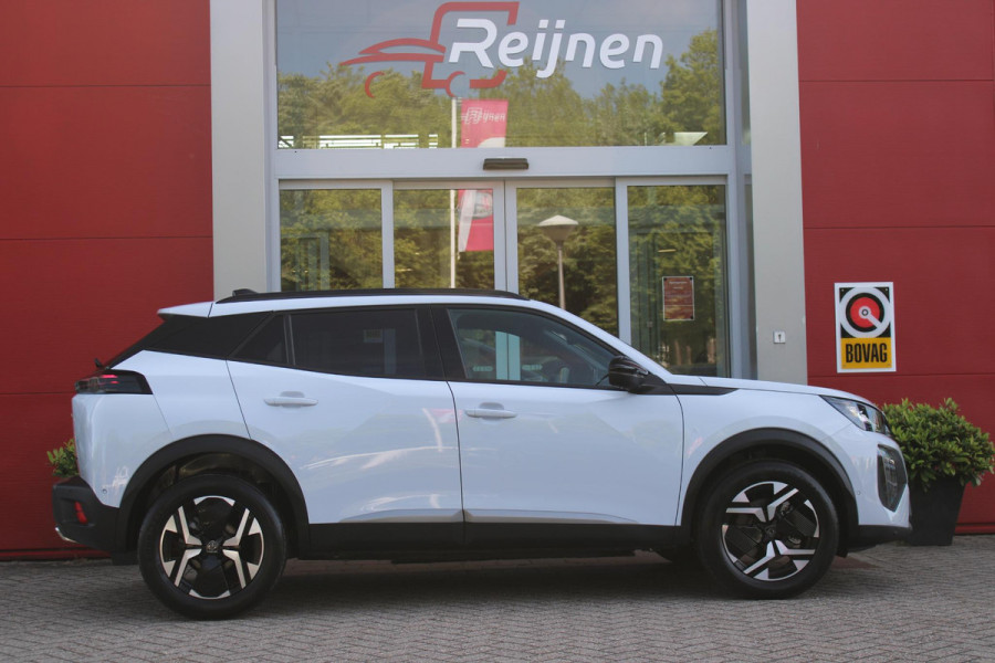 Peugeot 2008 1.2 Hybrid 145PK AUTOMAAT ALLURE | NAVIGATIE | KEYLESS ENTRY/START | DRAADLOZE TELEFOONLADER | DRAADLOZE APPLE CARPLAY/ANDROID AUTO | CAMERA VOOR + ACHTER | PARKEERSENSOREN VOOR + ACHTER | LICHTMETALEN VELGEN 17" | CLIMATE CONTROL | ADAPTIVE CRUISE CONTROL | DODEHOEK DETECTIE |