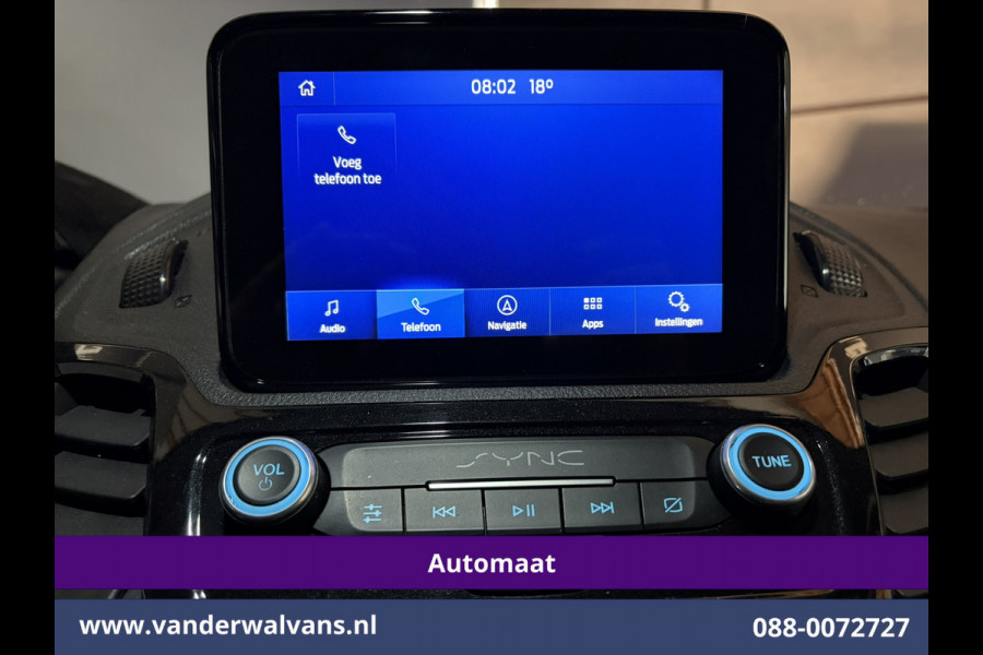Ford Transit Connect 1.5 EcoBlue 120pk Automaat L2H1 Euro6 Airco | Navigatie | Camera | Imperiaal Cruisecontrol, Trekhaak, Android Auto, Stoelverwarming, Verwarmde Voorruit, Parkeersensoren
