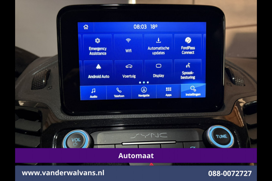 Ford Transit Connect 1.5 EcoBlue 120pk Automaat L2H1 Euro6 Airco | Navigatie | Camera | Imperiaal Cruisecontrol, Trekhaak, Android Auto, Stoelverwarming, Verwarmde Voorruit, Parkeersensoren