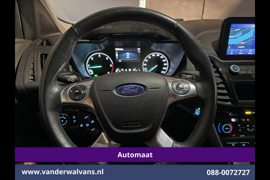 Ford Transit Connect 1.5 EcoBlue 120pk Automaat L2H1 Euro6 Airco | Navigatie | Camera | Imperiaal Cruisecontrol, Trekhaak, Android Auto, Stoelverwarming, Verwarmde Voorruit, Parkeersensoren