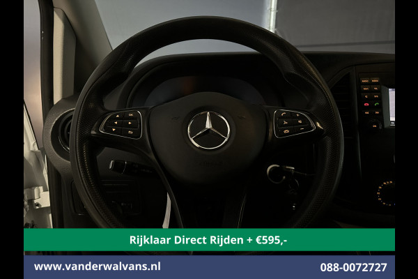 Mercedes-Benz Vito 114 CDI 136pk L2H1 *Rijklaar Direct Rijden* Euro6 Airco | Navigatie | Camera | LM Velgen Cruisecontrol, Bumper in de kleur, Parkeersensoren, Achterklep, Stoelverwarming, Bijrijdersbank, Inrichting