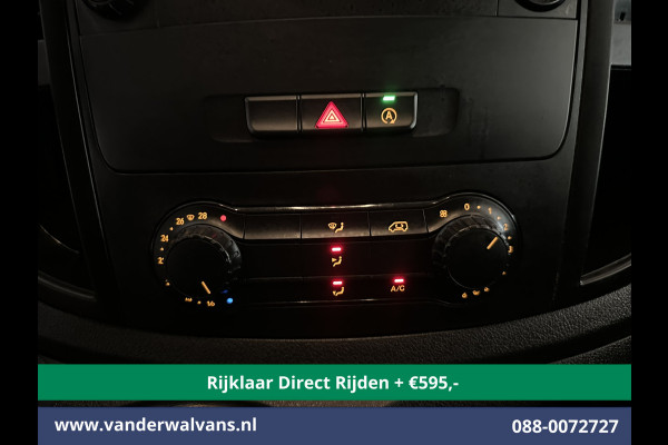 Mercedes-Benz Vito 114 CDI 136pk L2H1 *Rijklaar Direct Rijden* Euro6 Airco | Navigatie | Camera | LM Velgen Cruisecontrol, Bumper in de kleur, Parkeersensoren, Achterklep, Stoelverwarming, Bijrijdersbank, Inrichting