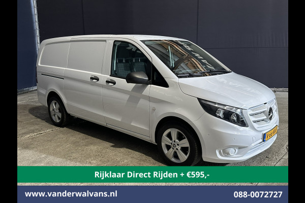 Mercedes-Benz Vito 114 CDI 136pk L2H1 *Rijklaar Direct Rijden* Euro6 Airco | Navigatie | Camera | LM Velgen Cruisecontrol, Bumper in de kleur, Parkeersensoren, Achterklep, Stoelverwarming, Bijrijdersbank, Inrichting
