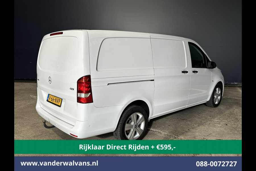 Mercedes-Benz Vito 114 CDI 136pk L2H1 *Rijklaar Direct Rijden* Euro6 Airco | Navigatie | Camera | LM Velgen Cruisecontrol, Bumper in de kleur, Parkeersensoren, Achterklep, Stoelverwarming, Bijrijdersbank, Inrichting