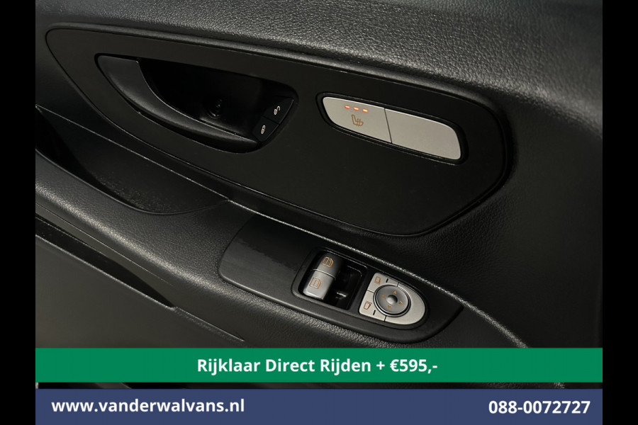 Mercedes-Benz Vito 114 CDI 136pk L2H1 *Rijklaar Direct Rijden* Euro6 Airco | Navigatie | Camera | LM Velgen Cruisecontrol, Bumper in de kleur, Parkeersensoren, Achterklep, Stoelverwarming, Bijrijdersbank, Inrichting