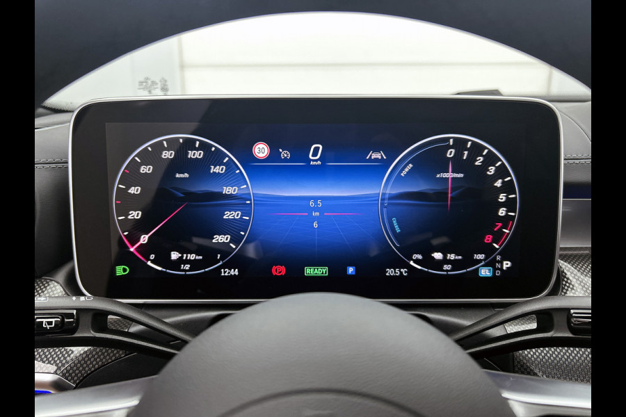 Mercedes-Benz C-Klasse Estate 300 e Business Solution AMG | Comfortpakket Plus | Parkeerpakket met 360°-camera | Nightpakket | Middenconsole metaalstructuur | Trekhaak | Panoramaschuifdak | 19" multispaaks lichtmetalen AMG-velgen | GUARD 360° Plus |