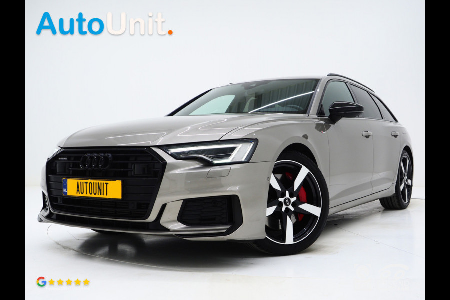Audi A6 Avant 55 TFSI e quattro Competition Full Black | Keyless | Trekhaak | Adaptive Cruise | Stoelverwarming | Zwarte Hemel | Carplay