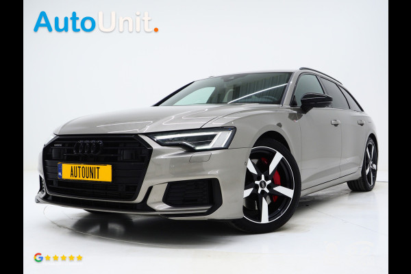 Audi A6 Avant 55 TFSI e quattro Competition Full Black | Keyless | Trekhaak | Adaptive Cruise | Stoelverwarming | Zwarte Hemel | Carplay
