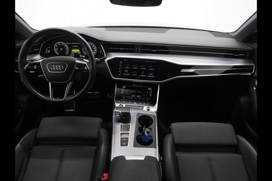 Audi A6 Avant 55 TFSI e quattro Competition Full Black | Keyless | Trekhaak | Adaptive Cruise | Stoelverwarming | Zwarte Hemel | Carplay