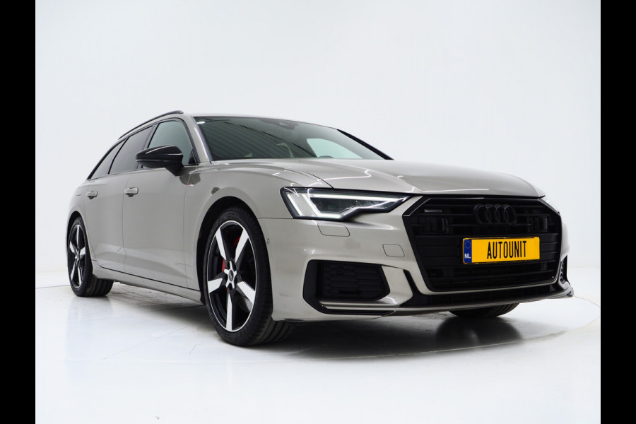 Audi A6 Avant 55 TFSI e quattro Competition Full Black | Keyless | Trekhaak | Adaptive Cruise | Stoelverwarming | Zwarte Hemel | Carplay