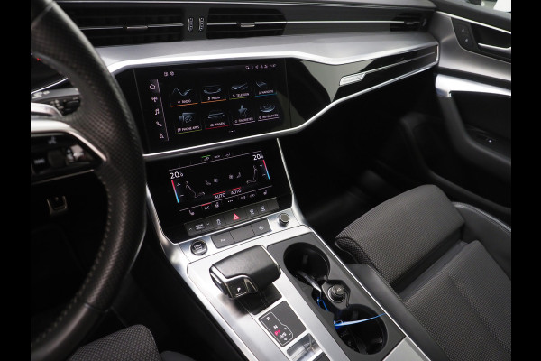 Audi A6 Avant 55 TFSI e quattro Competition Full Black | Keyless | Trekhaak | Adaptive Cruise | Stoelverwarming | Zwarte Hemel | Carplay