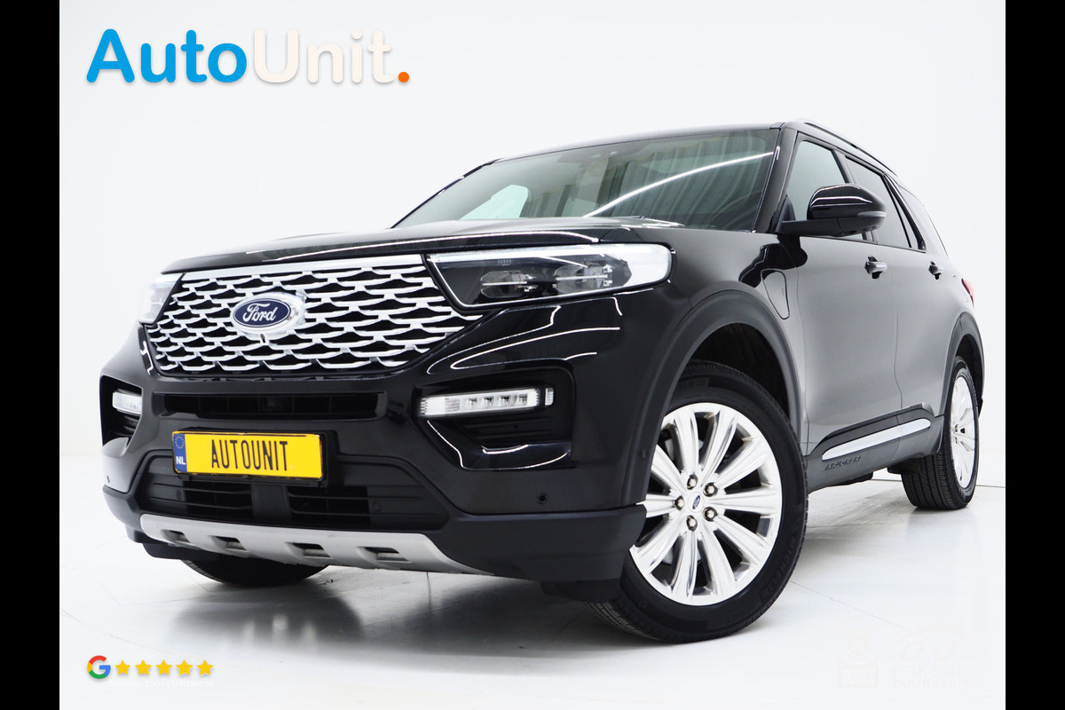 Ford Explorer 3.0 V6 EcoBoost PHEV Platinum 7P | Panoramadak | Trekhaak | B&O Audio | Massage | 360 | Keyless | Adaptive Cruise |