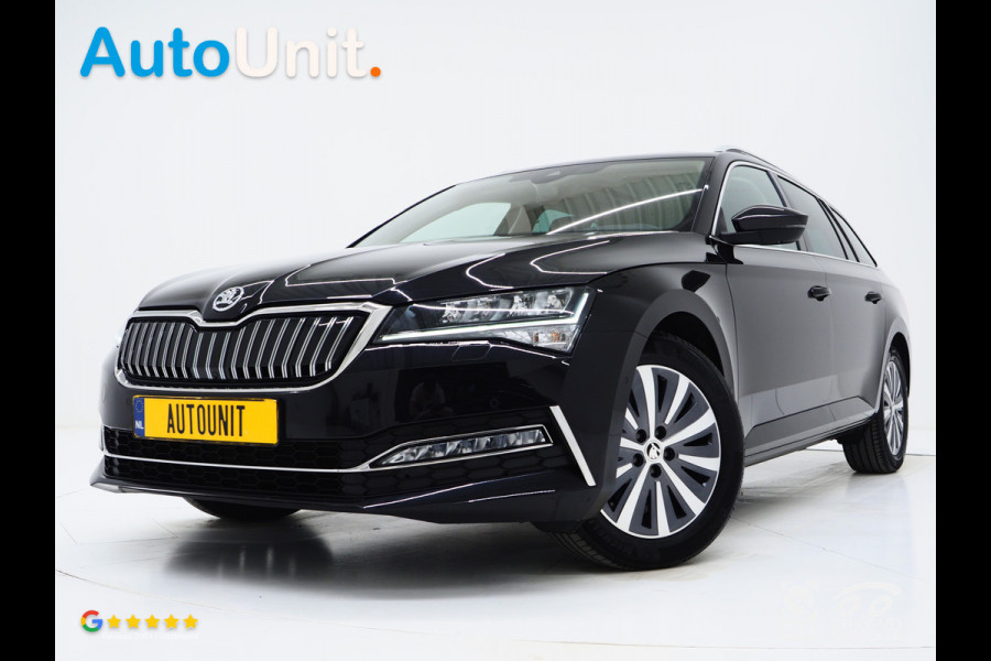 Škoda Superb Combi 1.4 TSI iV Style | Panoramadak | Trekhaak | Leder | 360 | Keyless | Adaptive Cruise | Memory | Carplay