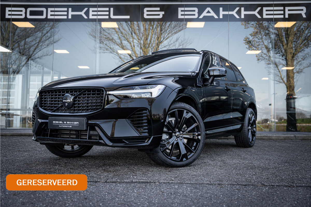 Volvo XC60 T6 Recharge Ultimate Black Edition ** Leer ** B&W ** Four-C luchtvering ** Trekhaak