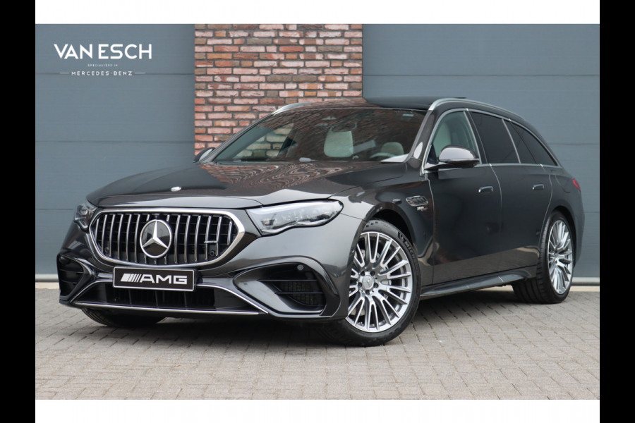 Mercedes-Benz E-Klasse Estate AMG 53 4MATIC+ Premium+ | 585pk | Hyperscreen | Achterasbesturing | Distronic | Zonweringspakket | Trekhaak | Verwarmd Stuurwiel | HUD | Burmester | 3D-Display |