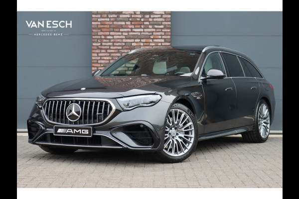 Mercedes-Benz E-Klasse Estate AMG 53 4MATIC+ Premium+ | 585pk | Hyperscreen | Achterasbesturing | Distronic | Zonweringspakket | Trekhaak | Verwarmd Stuurwiel | HUD | Burmester | 3D-Display |