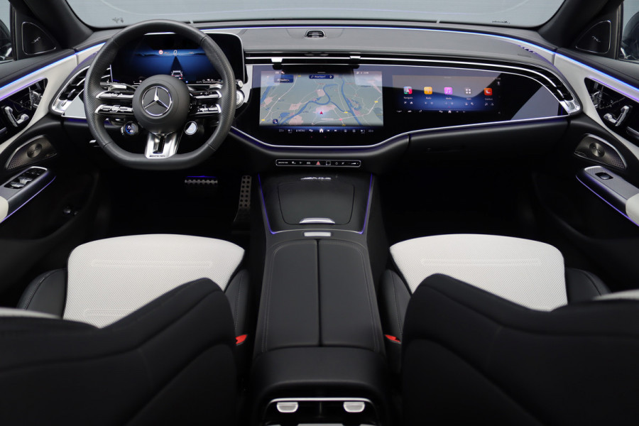 Mercedes-Benz E-Klasse Estate AMG 53 4MATIC+ Premium+ | 585pk | Hyperscreen | Achterasbesturing | Distronic | Zonweringspakket | Trekhaak | Verwarmd Stuurwiel | HUD | Burmester | 3D-Display |