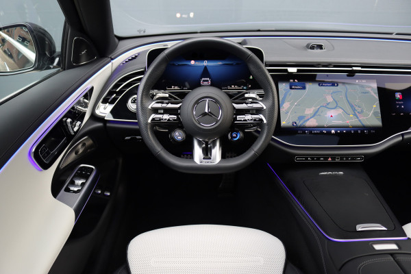 Mercedes-Benz E-Klasse Estate AMG 53 4MATIC+ Premium+ | 585pk | Hyperscreen | Achterasbesturing | Distronic | Zonweringspakket | Trekhaak | Verwarmd Stuurwiel | HUD | Burmester | 3D-Display |
